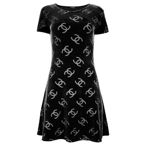 chanel logo dresses